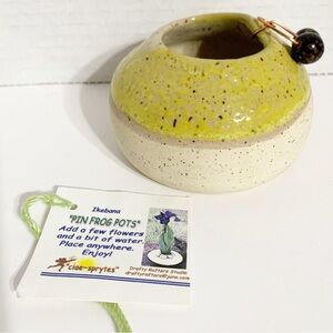 Drafty Rafters Studio Ikebana Pin Frog Pots Flower Frogs Fresh Flowers Signed